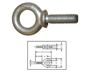 Shoulder Type Machinery Eye Bolts S-279