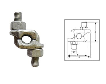 U.S.Type Drop Forged Fist grip clips