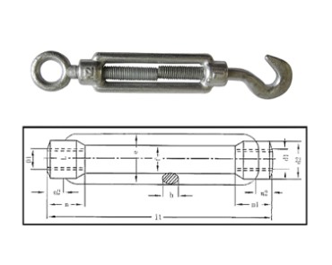 DIN1480 TURNBUCKLES HOOK&HOOK/HOOK&EYE/ EYE&EYE